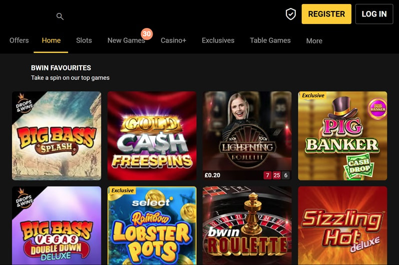 bwin Homepage