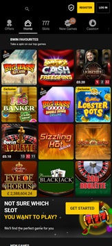 bwin Mobile View