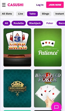 Casushi Poker Overview