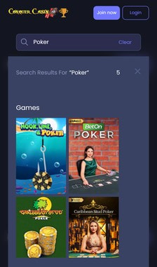 Conquer Casino Poker Overview