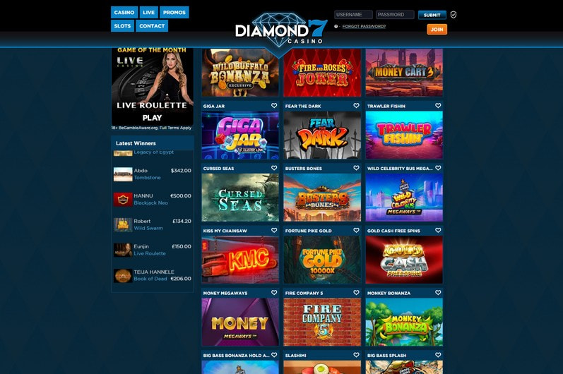 Diamond7 Casino Overview