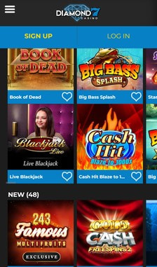 Diamond7 Casino Slots Overview
