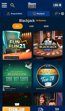 Dream Vegas Blackjack Overview