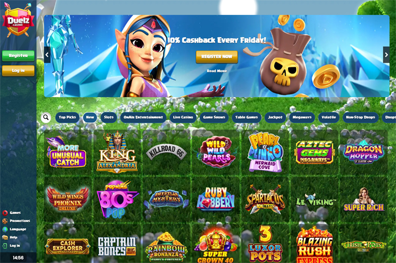 Duelz Homepage