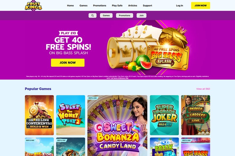 FruitKings Homepage