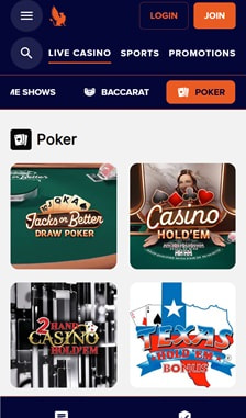Griffon Casino Poker Overview