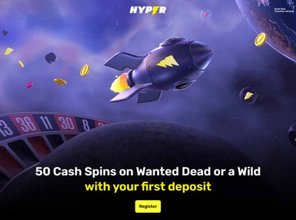 Hyper Casino Desktop View