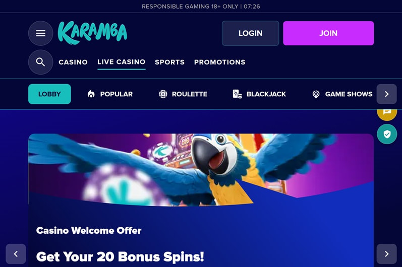 Karamba Homepage