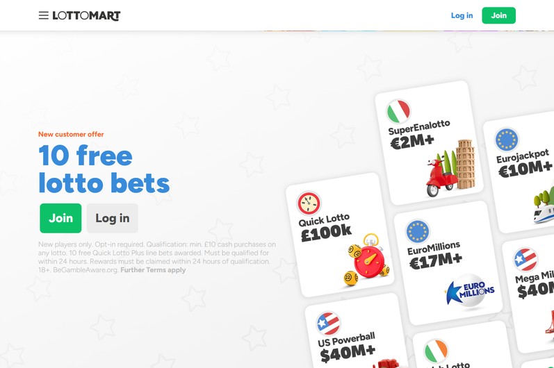 Lottomart Main Page