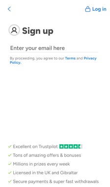Lottomart Registration Step 2