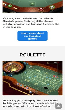 Luxury Casino Roulette Overview