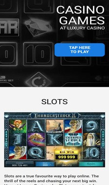 Luxury Casino Slots Overview