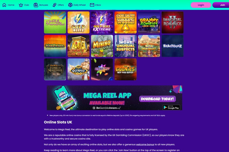 Mega Reel Overview