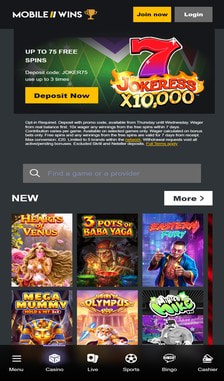 Mobile Wins Games Overview