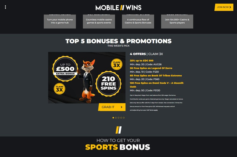 Mobile Wins Overview