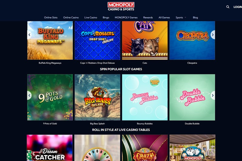 Monopoly Casino Overview