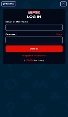 Monopoly Casino Registration Step 3