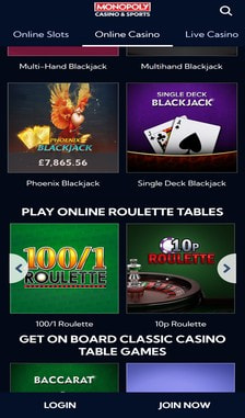 Monopoly Casino Roulette Overview