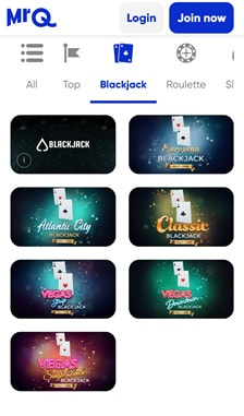 MrQ Blackjack Overview