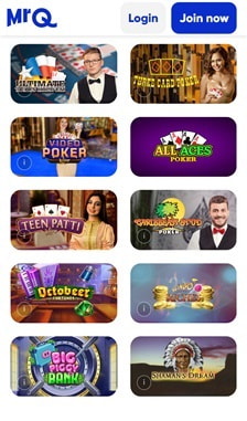 MrQ Poker Overview