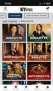 NYSpins Roulette Overview