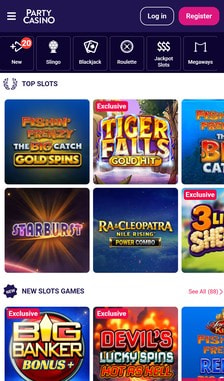 PartyCasino Slots Overview
