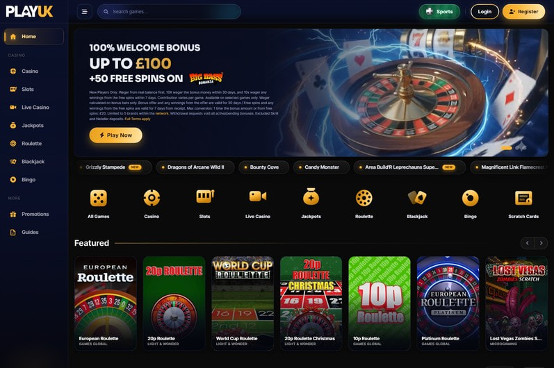 PlayUK Homepage