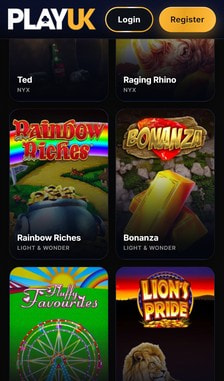 PlayUK Slots Overview