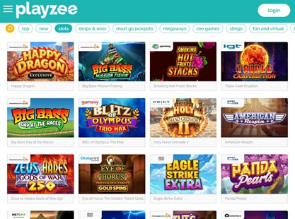 Playzee Desktop View