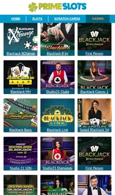 Prime Slots Blackjack Overview