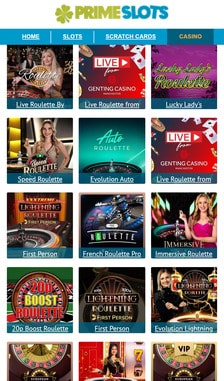 Prime Slots Roulette Overview