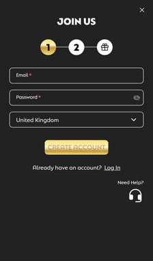 QuinnBet Registration Step 2