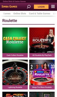 Simba Games Roulette Overview