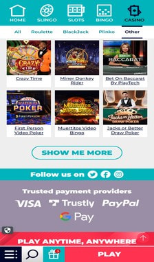 Slingo Poker Overview