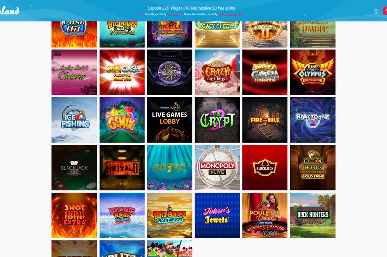 Spinland Main Page