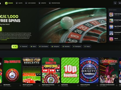 SpinzWin Desktop View