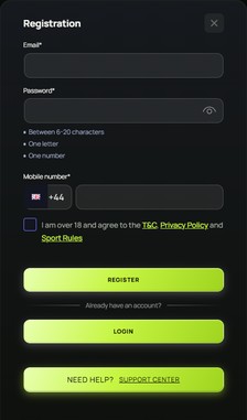 SpinzWin Registration Step 2