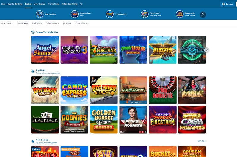 Sportingbet Homepage