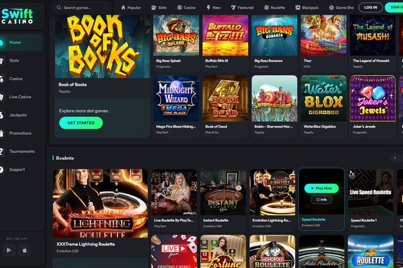 Swift Casino Overview