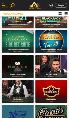 Temple Nile Blackjack Overview