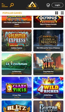 Temple Nile Games Overview