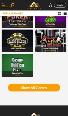 Temple Nile Poker Overview