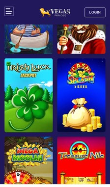 Vegas Paradise Jackpot Games Overview