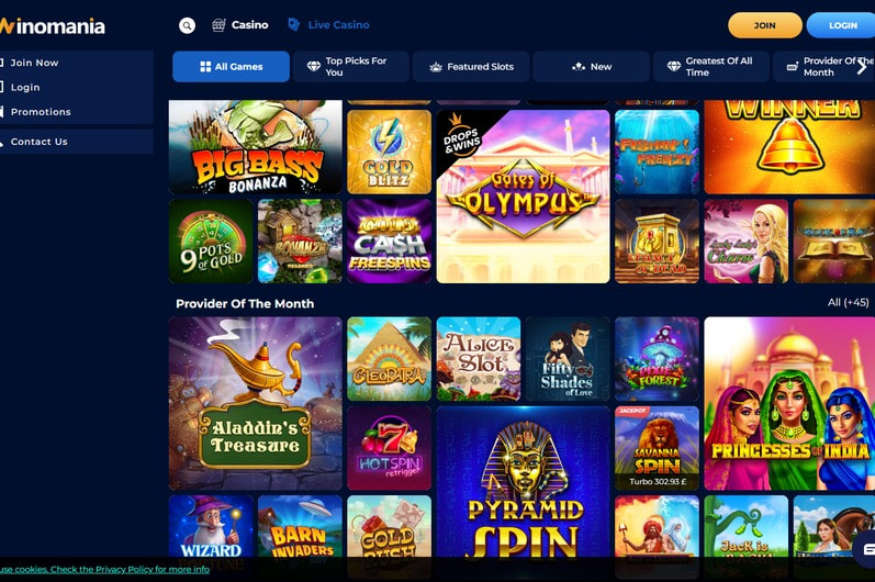 Winomania Main Page