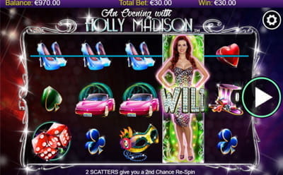 An Evening with Holly Madison Slot Gameplay