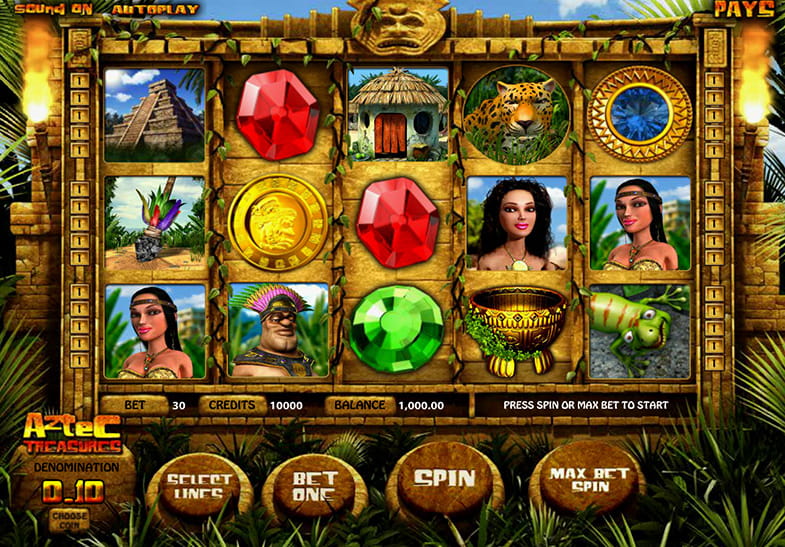 Free Demo of the Aztec Treasures Slot