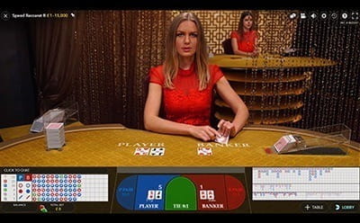 Baccarat Live Dealer Game at Spinland Casino