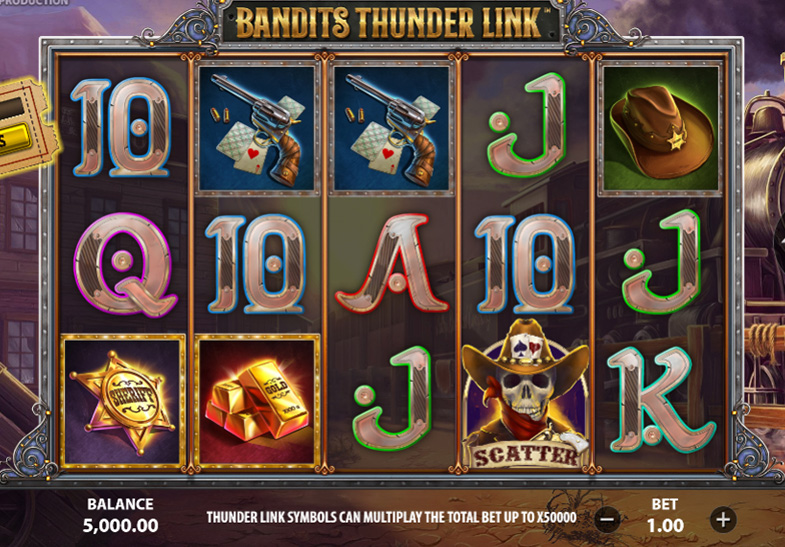 Free Demo of the Bandits Thunder Link Slot
