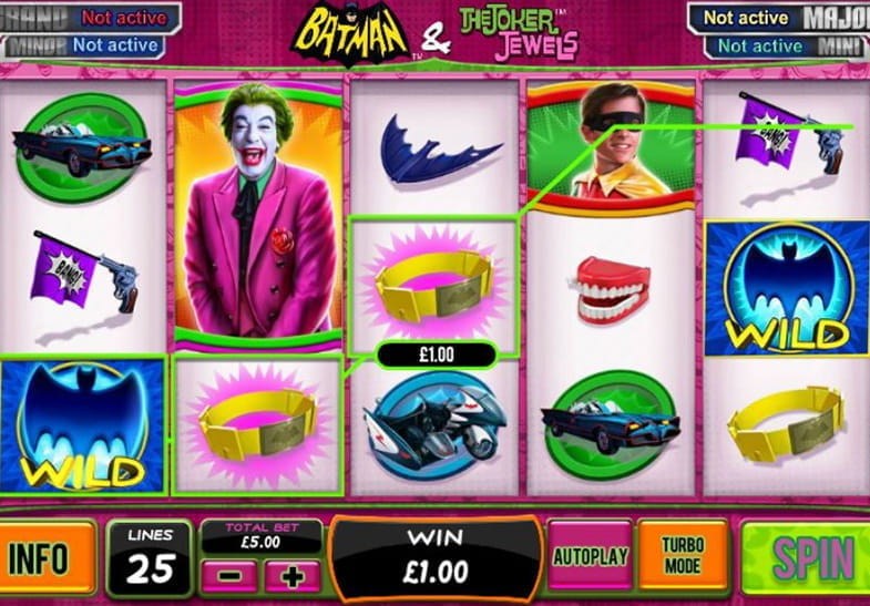 Free Demo of the Batman and the Joker Jewels Slot