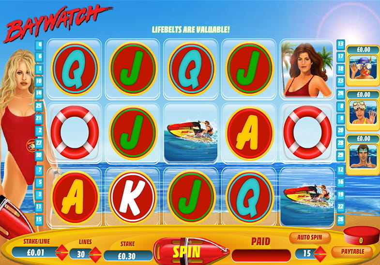 Free demo of the Baywatch Slot game
